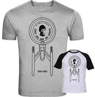 Buy Leonard Nimoy Spock Tribute Screen-Printed T-Shirt • 13.99£