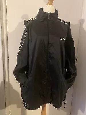 Buy Umbro Rainproof Foldaway Lightweight Jacket Black Size XL • 9.99£
