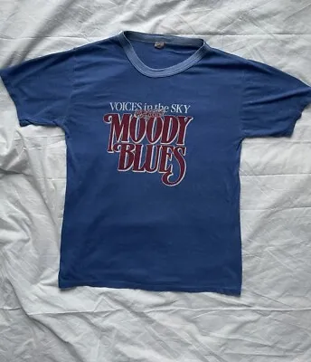 Buy Vintage Moody Blues Tour T-shirt 1984 Made In The USA Crew Neck • 60£