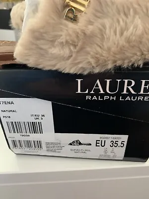 Buy Ralph Lauren Ladies Fun Fur Slippers Size 2.5 Rrp £85 Price £40 • 40£