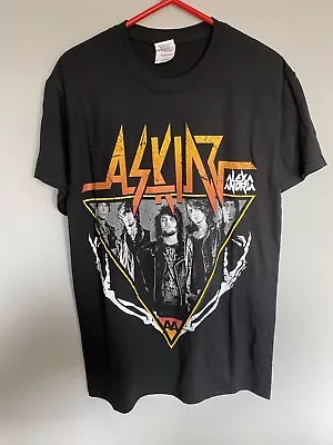 Buy Asking Alexandria Band T-Shirt Black Size S Small Gildan Heavy Cotton Vintage • 12.99£
