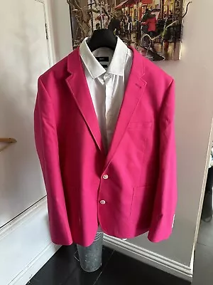 Buy Mens PINK Jacket 42  Chest - (Great For Neon Party) • 7.99£
