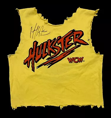 Buy Wwe Hulk Hogan Signed Shirt Hulkster Wcw 1990s With Proof And Hogan Hologram Coa • 497.29£