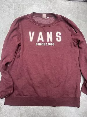 Buy Boys Youth Large (12-14 Years) Vans Red Jumper • 1.50£
