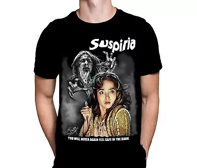 Buy SUSPIRIA  - Black T-Shirt - Sizes M - XXXL - Rick Melton Art / Horror / • 21.95£