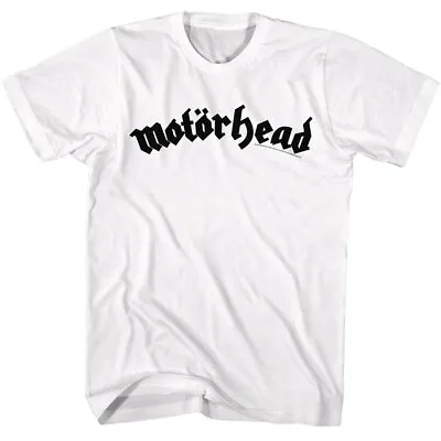 Buy Motorhead Black Logo Men's T Shirt Rock Band Merch • 41.76£