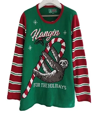 Buy UGLY CHRISTMAS SWEATER Unisex Emerald Xmas Pullover Sweater. Size 1X. Chest 46 . • 9£