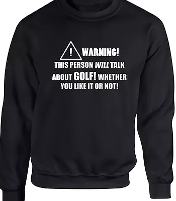 Buy Golf Mens Sweatshirt - Funny Hobby Masters Putter Tour Driver Clubs Gift Course • 14.99£
