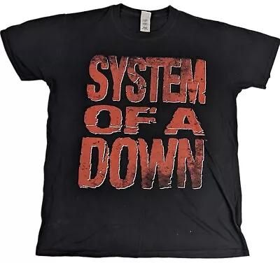 Buy System Of A Down 2013 European Tour Rock Band Black T-Shirt - Mens Large L • 19.95£