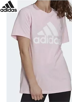 Buy Adidas ESSENTIALS LOGO BOYFRIEND TEE Pink (GL0782)  • 13.99£