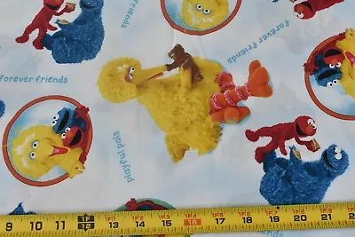 Buy By 1/2 Yd/Sesame Street Characters On Light-Blue Cotton/Quilting Treasures,P6430 • 5.67£
