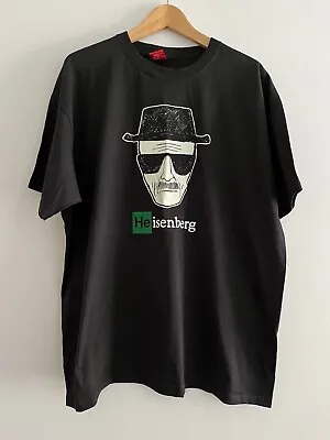 Buy Breaking Bad Heisenberg T Shirt Mens 2XL Black Nastrovje • 6.95£