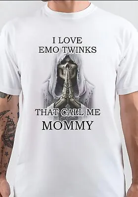 Buy NWT Love Emo Twinks That Call Me Mommy Skeleton Meme Unisex T-Shirt • 23.09£