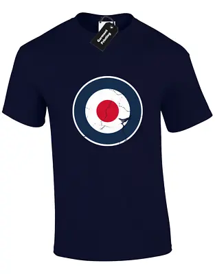 Buy Raf Distressed Mens T-shirt Royal Air Force Retro Army Military Fashion Pride • 7.99£