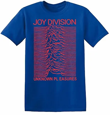 Buy JOY DIVISION Unknown Pleasures T-Shirt Factory Records Men Women Red English • 7.99£