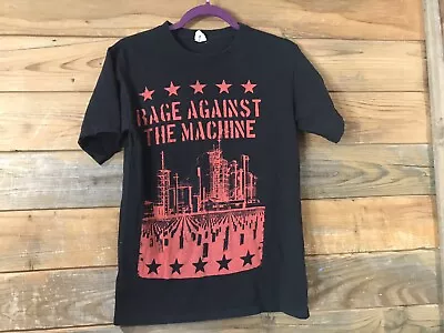 Buy Rage Against The Machine Cemetery Graphic Black T-Shirt Men's Unisex Small RATM • 14.45£