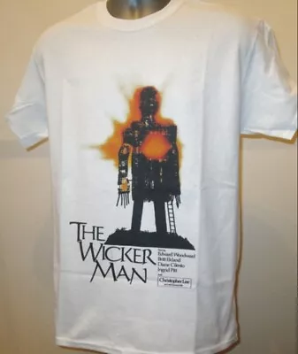 Buy The Wicker Man Poster T Shirt Cult 1970s Horror Film Exorcist Omen Midsommar 355 • 13.45£
