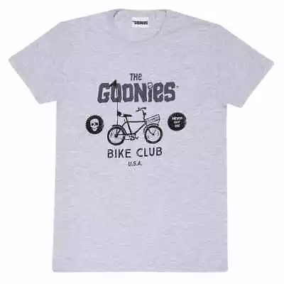 Buy Goonies - Bike Club Unisex Heather Grey T-Shirt Large - Large - Unis - H777z • 12.46£
