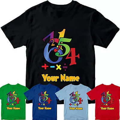 Buy Personalised Number Day T-Shirts National Maths Day School Boys Girl Top #ND #15 • 7.59£