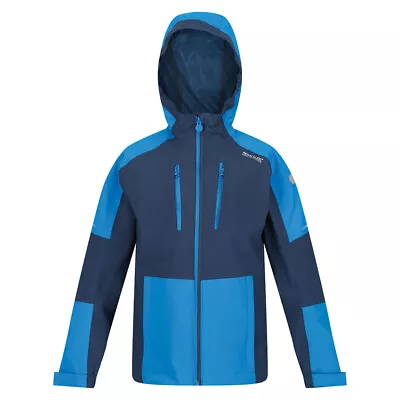 Buy Regatta Kids Highton IV Waterproof Jacket (Blue Wing / Indigo) • 12£