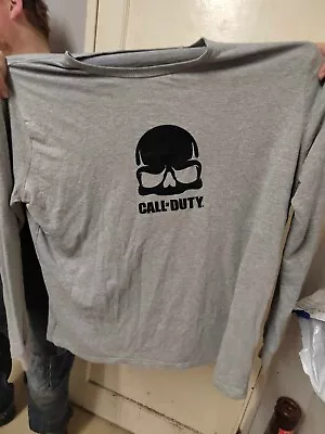 Buy Call Of Duty,2017,activision 2 Xl Grey Jumper Long Sleeved • 2.50£