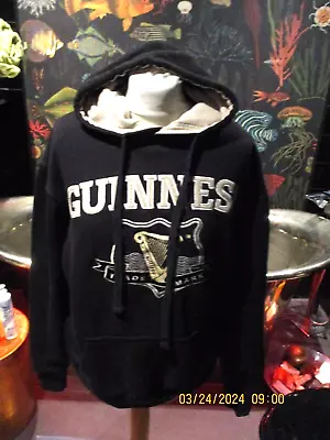 Buy Mens Guinness Hoodie  Gc Med Oversized  Spellout Graphic • 9.99£