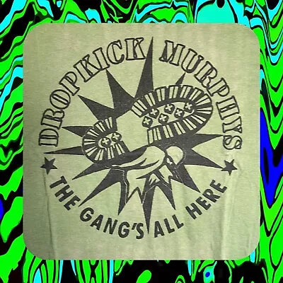 Buy Unworn DROPKICK MURPHYS 2020 GANGS ALL HERE TOUR CONCERT T-Shirt M DEADSTOCK • 49.99£