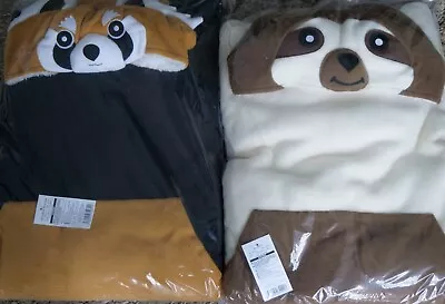 Buy Oodie Blanket Hoodie Sazac Kigu Sloth / Red Panda Adult High Quality Unisex • 19.99£
