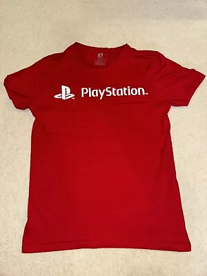 Buy Official Merch PlayStation T-shirt Medium Red • 8£