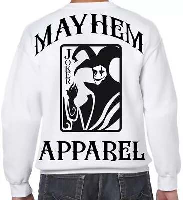 Buy Mayhem Apparel Joker Sweater Hoodie   Motorcycles Tattoo Harley Davidson Biker • 40£