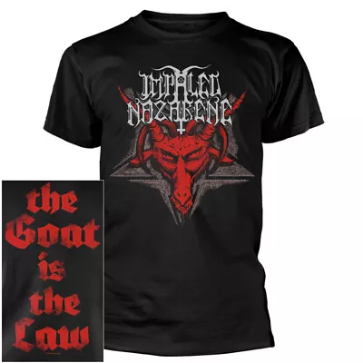 Buy Impaled Nazarene The Goat Is The Law Shirt S-XXL T-Shirt Black Metal Official • 19.86£