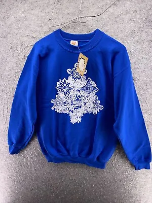 Buy Marvel Comics Sweatshirt Boys X-Large XL Blue Pullover Cotton Blend Crew NWT • 10.99£