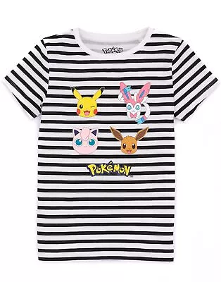 Buy Pokemon White Short Sleeved T-Shirt (Girls) • 10.99£