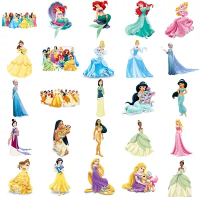 Buy Disney Princesses, Iron On T Shirt Transfer. Choose Image And Size • 4.38£