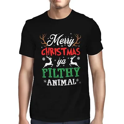 Buy 1Tee Mens Merry Christmas Ya Filthy Animal T-Shirt • 7.99£