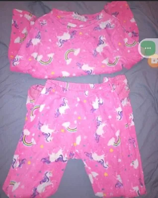 Buy Size Small Womens 8 Unicorn Pyjama Set. • 1.45£