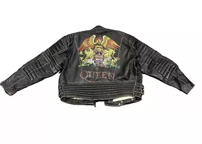 Buy Limited Edition Blue System Queen Leather Jacket 1991 Number 79 Size 4 • 100£
