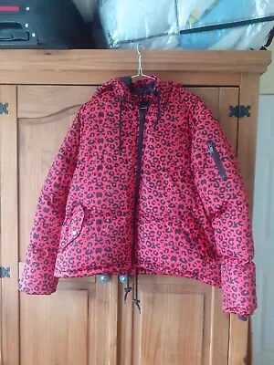 Buy Ladies Red Leopard Print Jacket By Brave Soul. Size 14. New Without Tags. • 9.99£