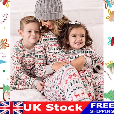 Buy Christmas Pyjamas Family Matching Dad Mom Kids Baby Xmas Nightwear PJs UK Stock • 6.89£
