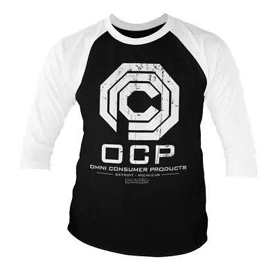 Buy Licensed Robocop- Omni Consumer Products Baseball 3/4 Sleeve T-Shirt S-XXL Sizes • 24.12£