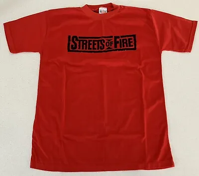 Buy Vintage 1984 Streets Of Fire Movie Cinema Promotional Tee - Small - Red - Rare • 39.99£