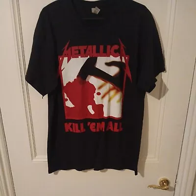 Buy Metallica Tshirt Large. Big 4 Thrash. Slayer Megadeth Anthrax  • 10£