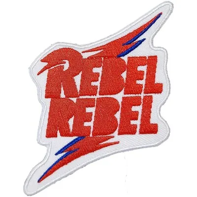 Buy David Bowie Rebel Rebel Iron-on/sew-on Cloth Patch 90mm Diameter (ro) • 2.49£
