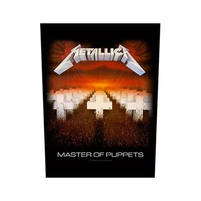 Buy METALLICA BACK PATCH: MASTER OF PUPPETS Album Cross Official Licenced Merch Gift • 8.95£