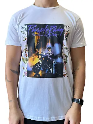 Buy Prince – Purple Rain Album Front Cover Flowers Unisex Official T-Shirt NEW • 15.99£
