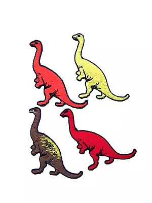 Buy JURASSIC PARK T REX DINOSAURS COSTUME NOVELTY EMBROIDERED PATCHES X 4 UK SELLER • 3.99£