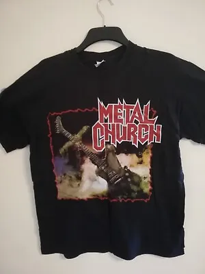 Buy Metal Church 20th Anniversary Tour 2005 Shirt L Thrash Slayer Anthrax Metallica • 20£
