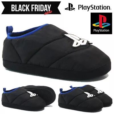 Buy Boys Infants Playstation Slippers Gaming Warm Mules Soft Cosy Fleece Shoes Size • 8.95£