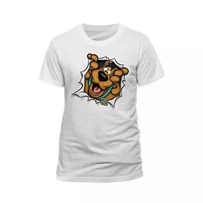 Buy SCOOBY DOO Rip Through - XL, White (Unisex) T-Shirt NEW • 4.59£