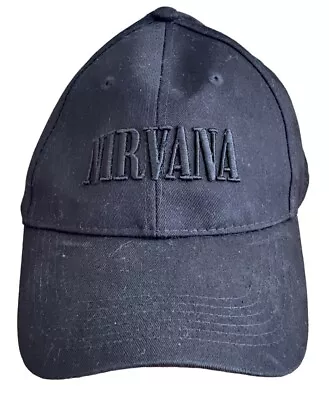 Buy Nirvana Black Baseball Cap - Adjustable • 9£